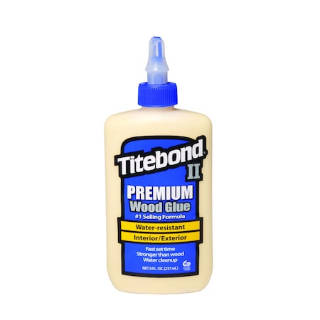 Titebond Titebond II Premium Wood Glue, 8 oz 5003